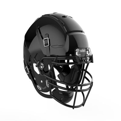 Schutt F7 VTD Collegiate Football Helmet, ROPO NB VC Facemask Attached, Small, Black