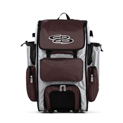 Boombah Superpack Hybrid Bat Pack White/Maroon