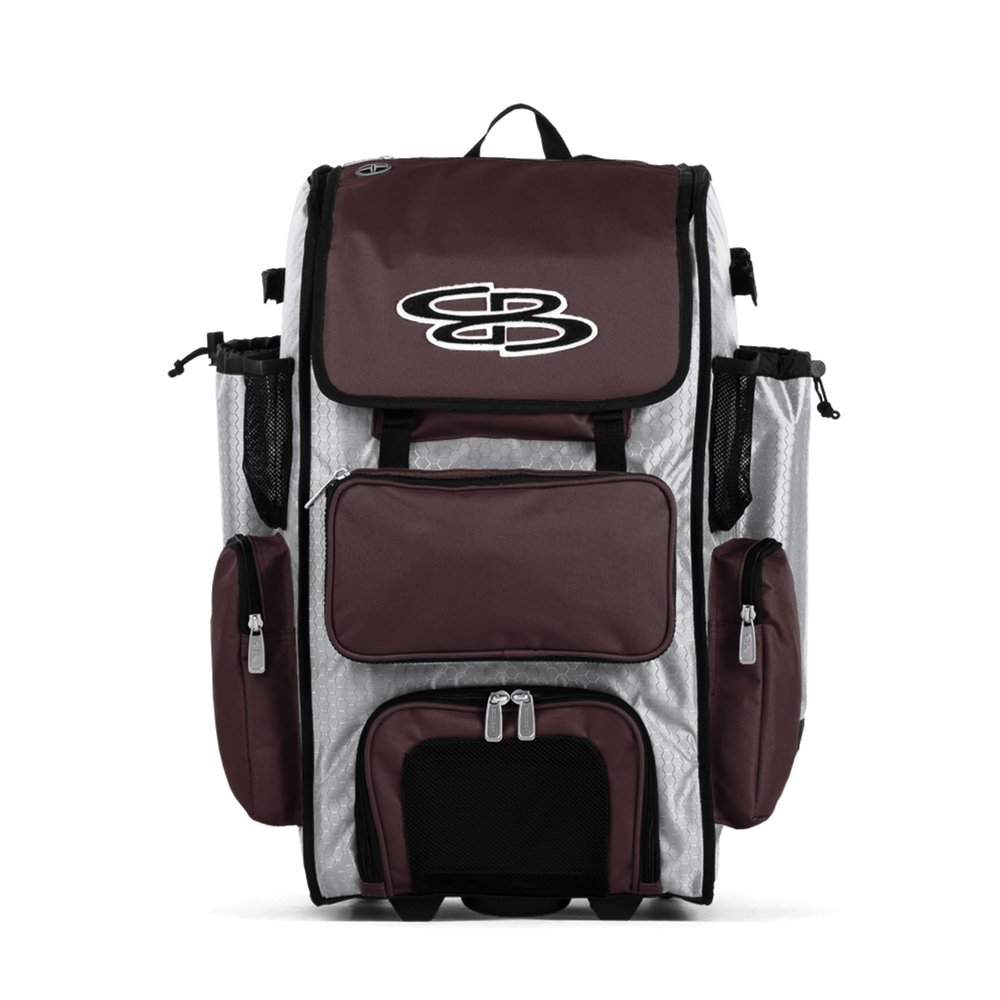 Boombah Superpack Hybrid Bat Pack White/Maroon
