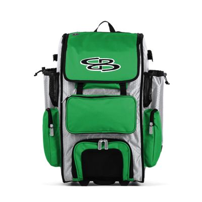 Boombah Superpack Hybrid Bat Pack White/Kelly Green