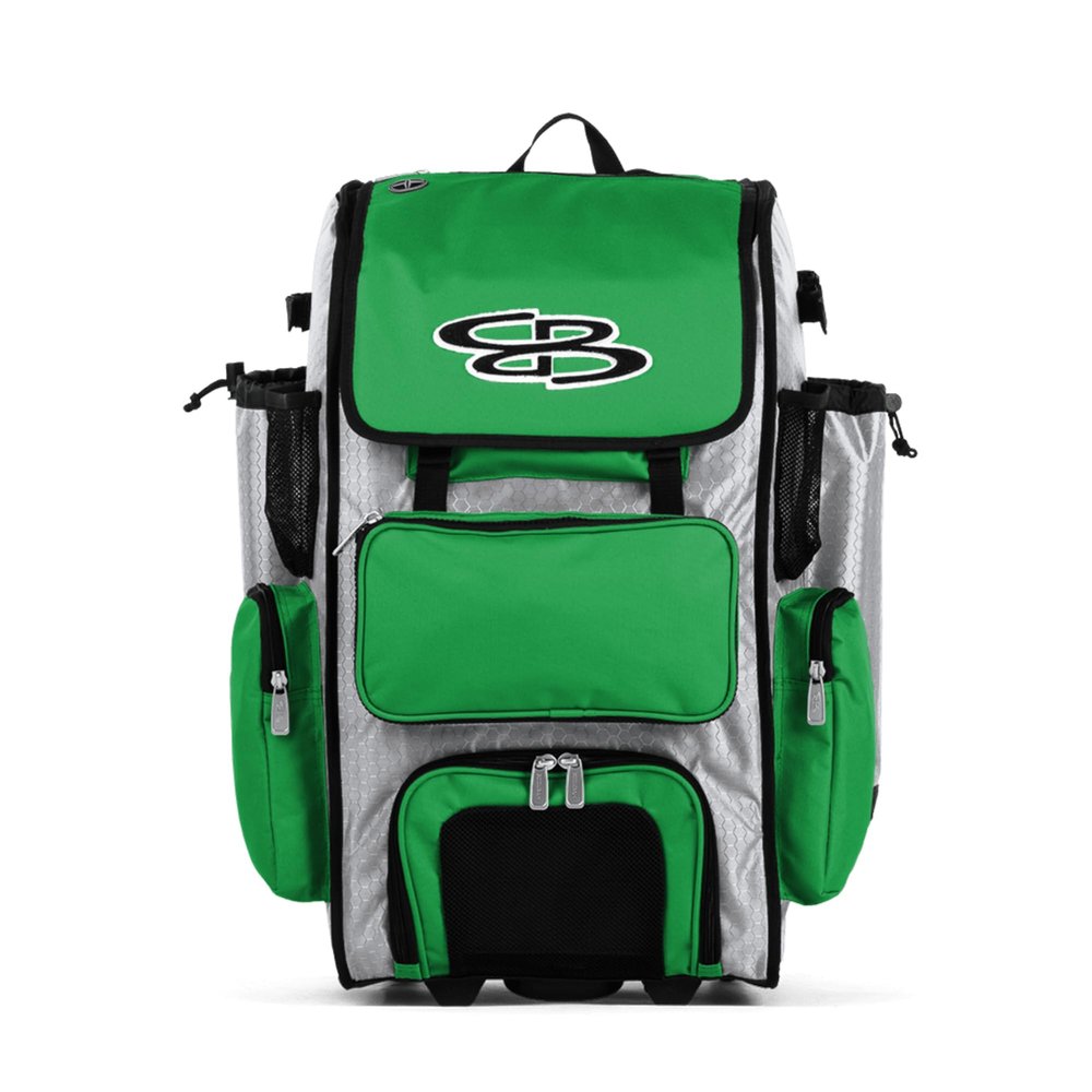Boombah Superpack Hybrid Bat Pack White/Kelly Green