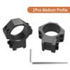 TPO 3/8" Dovetail Scope Rings Hight & Medium Profle 30mm Scope Mount for 11mm Dovetail Rail Airsoft Accessories (High+Meidum) AG30-M114+AG30-H142 view 4