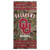Northwest NCAA Oklahoma Sooners Unisex-Adult Beach Towel, 30" x 60", Realtree Stripes view 1