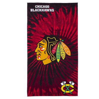 Northwest NHL Chicago Blackhawks Unisex-Adult Beach Towel, 30" x 60", Psychedelic
