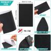 Geyoga 10 Pack Shoe Sole Protector Anti-Slip Shoe Grips on Bottom of Sneakers Non-Slip Adhesive Grip Pads 3.1 x 5.1 Inches for Heels Trainers Treads Boots(Black) view 3