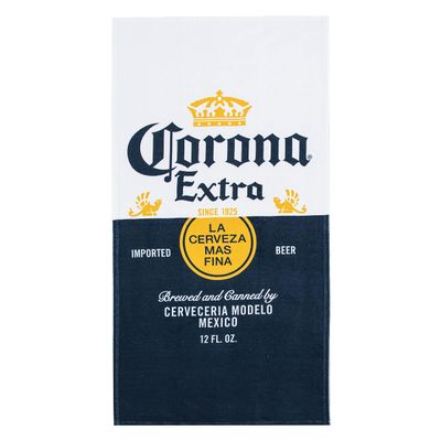 Northwest Corona Beach Towel, 30" x 60", Bottle Label