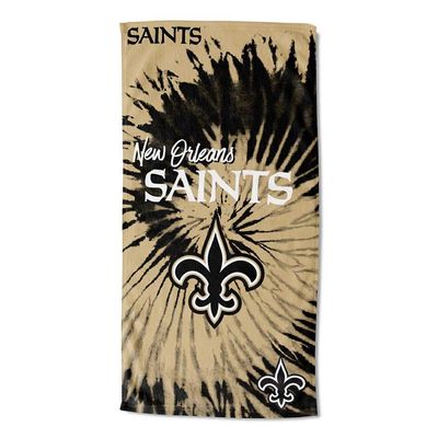 Northwest NFL New Orleans Saints Unisex-Adult Beach Towel, 30" x 60", Psychedelic