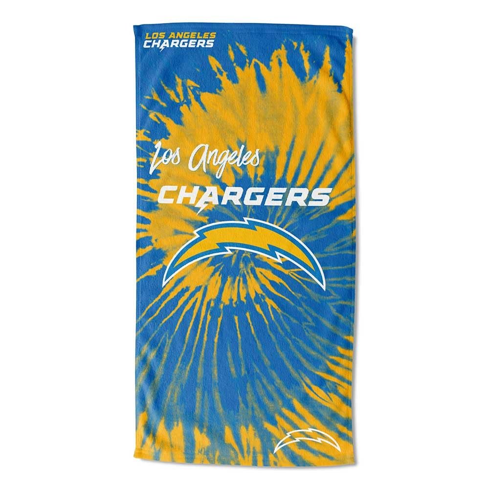 Northwest NFL Los Angeles Chargers Unisex-Adult Beach Towel, 30" x 60", Psychedelic