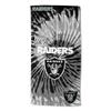 Northwest NFL Las Vegas Raiders Unisex-Adult Beach Towel, 30" x 60", Psychedelic view 1
