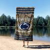Northwest NCAA Penn State Nittany Lions Unisex-Adult Beach Towel, 30" x 60", Realtree Stripes view 4