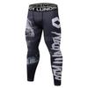 Red Plume Men's Sports Compression Pants Tights Baselayer Workout Cool Dry Long Running Leggings for Cycling Yoga Basketball (Style B, M) view 3