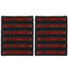 Aolamegs 12 Pack 223 REM Magazine Marking Band (Black-Red)