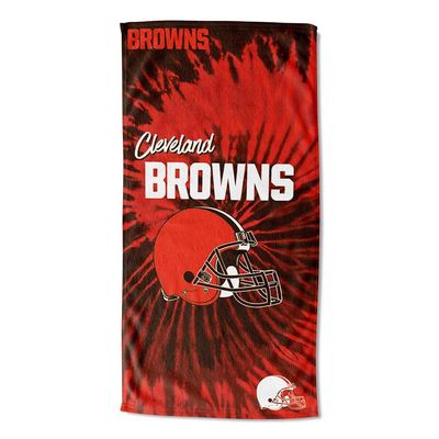 Northwest NFL Cleveland Browns Unisex-Adult Beach Towel, 30" x 60", Psychedelic