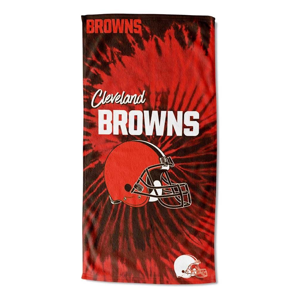 Northwest NFL Cleveland Browns Unisex-Adult Beach Towel, 30" x 60", Psychedelic