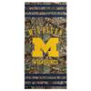 Northwest NCAA Michigan Wolverines Unisex-Adult Beach Towel, 30" x 60", Realtree Stripes view 1