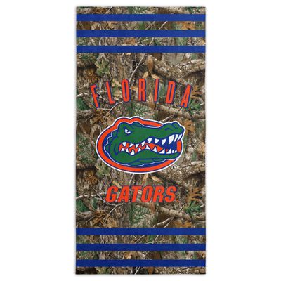Northwest NCAA Florida Gators Unisex-Adult Beach Towel, 30" x 60", Realtree Stripes