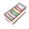 HANRUO Storage Boxes Foldable Ties, Socks, Bra, Organizer for The Room (Color : 6 Grid) view 1