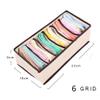 HANRUO Storage Boxes Foldable Ties, Socks, Bra, Organizer for The Room (Color : 6 Grid) view 2
