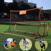 LSDRALOBBEB Mini Soccer Goal Portable Soccer Net Pop Up Goal Nets Indoor and Outdoor Football Training Games Football Goals Children's Adult Portable Football Goal with Pop-Up Net 1112(Size:1.8m) view 2