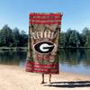 Northwest NCAA Georgia Bulldogs Unisex-Adult Beach Towel, 30" x 60", Realtree Stripes view 4