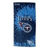 Northwest NFL Tennessee Titans Unisex-Adult Beach Towel, 30" x 60", Psychedelic view 1
