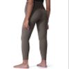 POSHDIVAH Women's Maternity Leggings Over The Belly Pregnancy Yoga Pants Active Wear Workout Leggings Brown Small view 4