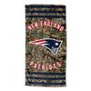 Northwest NFL New England Patriots Unisex-Adult Beach Towel, 30" x 60", Realtree Camo Stripes view 1