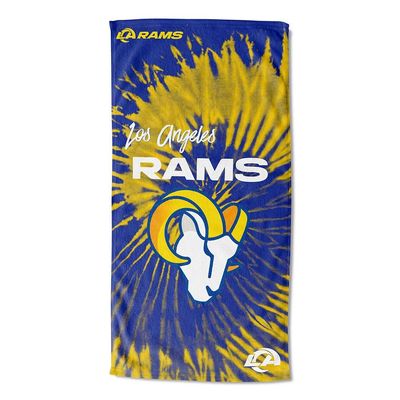 Northwest NFL Los Angeles Rams Unisex-Adult Beach Towel, 30" x 60", Psychedelic