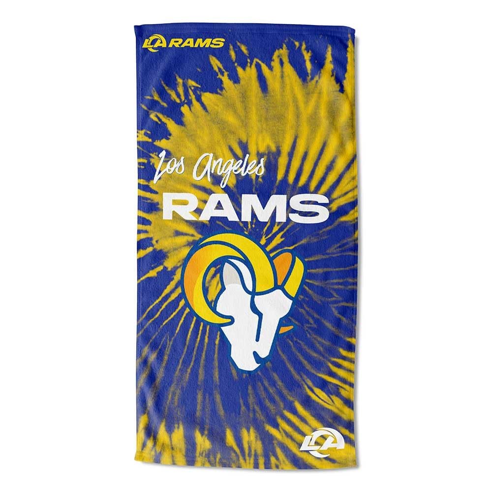 Northwest NFL Los Angeles Rams Unisex-Adult Beach Towel, 30" x 60", Psychedelic