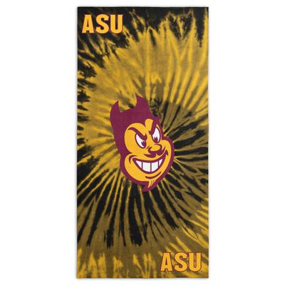 Northwest NCAA Arizona State Sun Devils Unisex-Adult Beach Towel, 30" x 60", Psychedelic