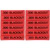 Aolamegs 12 Pack 300 Blackout Magazine Marking Band (Red-Black) view 1