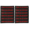 Aolamegs 12 Pack 300 Blackout Magazine Marking Band (Black-Red) view 1