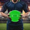 Barocity Soccer Ball - Boys and Girls Official Match Ball with Cool Reflective Rainbow Hex Pattern, for Indoor, Outdoor, Training, Practice - Iridescent Green Size 4 view 4