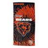 Northwest NFL Chicago Bears Unisex-Adult Beach Towel, 30" x 60", Psychedelic view 1