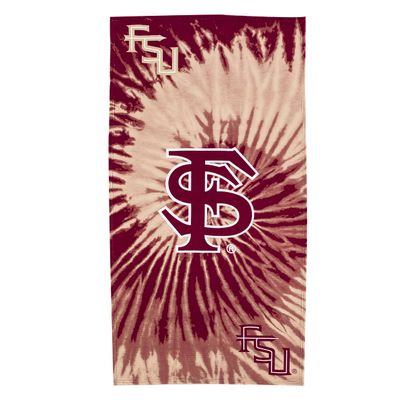 Northwest NCAA Florida State Seminoles Unisex-Adult Beach Towel, 30" x 60", Psychedelic