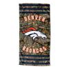 Northwest NFL Denver Broncos Unisex-Adult Beach Towel, 30" x 60", Realtree Camo Stripes view 1