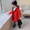 Ikevan 2-10 Years Toddler Baby Kids Girls Winter Thick Warm Parkas Hooded Windproof Coat Outwear Plush Padded Jacket (Red, 5-6 Years) view 3