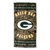 Northwest NFL Green Bay Packers Unisex-Adult Beach Towel, 30" x 60", Realtree Camo Stripes view 1