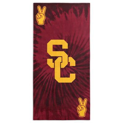 Northwest NCAA USC Trojans Unisex-Adult Beach Towel, 30" x 60", Psychedelic