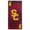 Northwest NCAA USC Trojans Unisex-Adult Beach Towel, 30" x 60", Psychedelic view 1