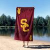 Northwest NCAA USC Trojans Unisex-Adult Beach Towel, 30" x 60", Psychedelic view 4