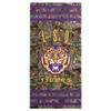Northwest NCAA LSU Tigers Unisex-Adult Beach Towel, 30" x 60", Realtree Stripes view 1