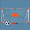 LSDRALOBBEB Mini Soccer Goal Portable Soccer Net Pop Up Goal Nets Outdoor Garden Sports Training Football Kit Football Goals Children's Portable Football Goal 1112 view 1