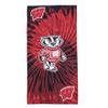 Northwest NCAA Wisconsin Badgers Unisex-Adult Beach Towel, 30" x 60", Psychedelic view 1