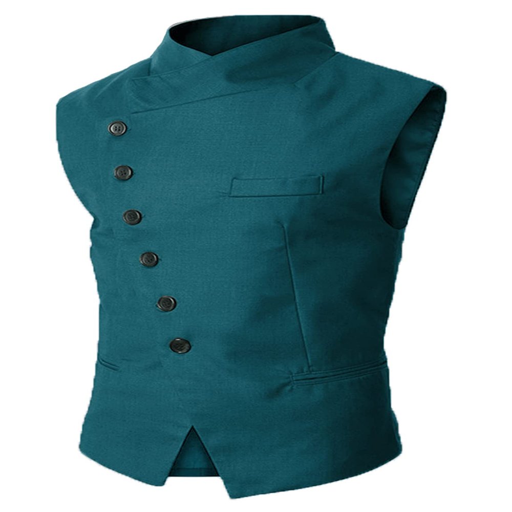 Everbeauty Waistcoat Men Tall Stylish Mens Sleeveless Waistcoat Stylish Dress Vest