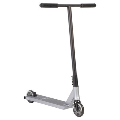 INVERT - Invert Curbside Street Scooter, Medium Pro Scooter for Kids & Adults, Long Deck Stunt Scooter, Alloy Core Wheels, SCS Compression, Durable Polyurethane Wheels, Supports 220 lbs - Titanium