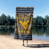 Northwest NCAA West Virginia Mountaineers Unisex-Adult Beach Towel, 30" x 60", Realtree Stripes view 4