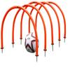 LSDRALOBBEB Mini Soccer Goal Portable Soccer Net Pop Up Goal Nets Outdoor Football Training Arches Agility Training Gate Obstacle Markers Improve Accuracy and Defensive Ability 1112 view 1