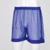 easyforever Mens See Through Mesh Trunks Boxer Shorts Loose Hot Pants Nightwear Beachwear Cover Ups Royal Blue 3X-Large view 3
