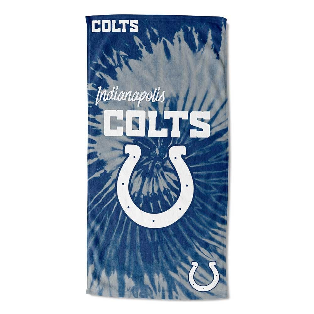 Northwest NFL Indianapolis Colts Unisex-Adult Beach Towel, 30" x 60", Psychedelic